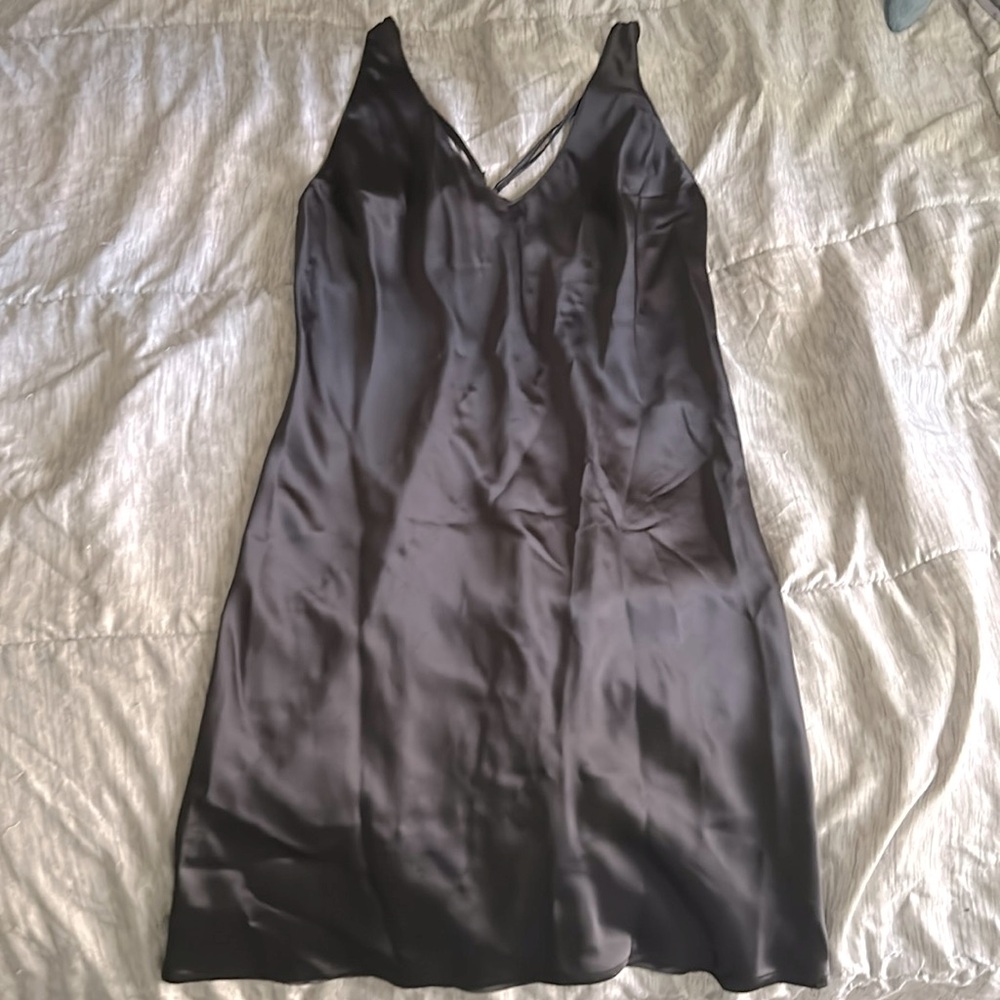 Black Victorias Secret Mini Slip Dress Women’s Large